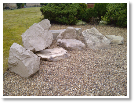 Granite boulder large image 1