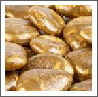 artificial pebbles gold