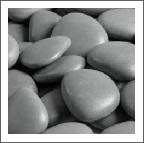 artificial pebbles grey