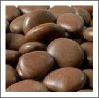 artificial pebbles brown